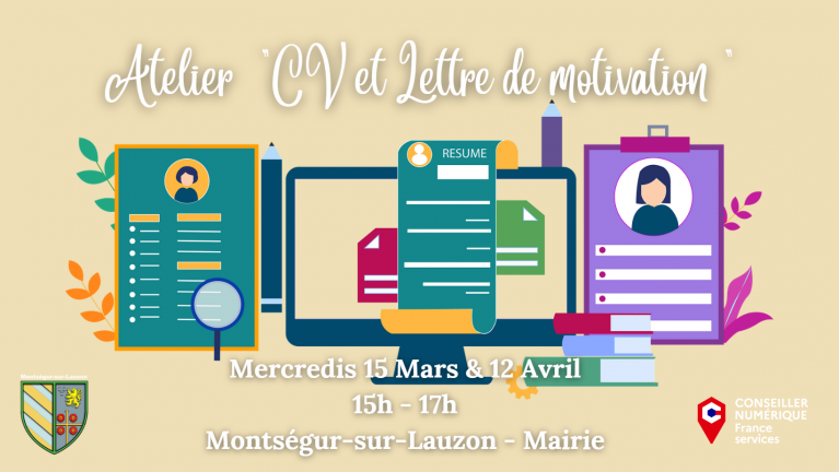 Atelier CV et Lettre de motivation - 12/04